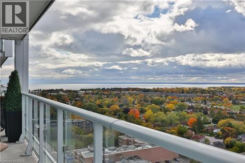 55 Speers Road Unit# 1709, Oakville, ON - Outdoor With Balcony With View