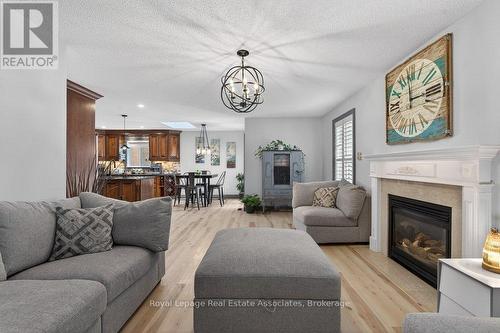 84 Loon Avenue, Barrie, ON - Indoor Photo Showing Living Room With Fireplace