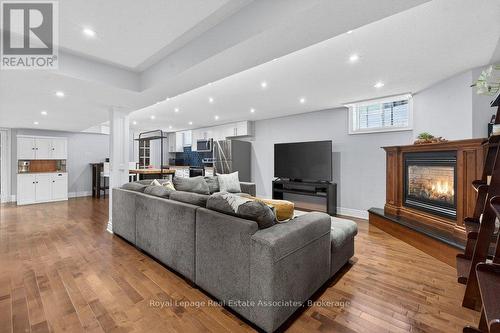 84 Loon Avenue, Barrie, ON - Indoor Photo Showing Living Room With Fireplace