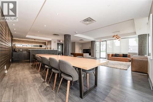 85 Duke Street Unit# 1707, Kitchener, ON - Indoor Photo Showing Dining Room
