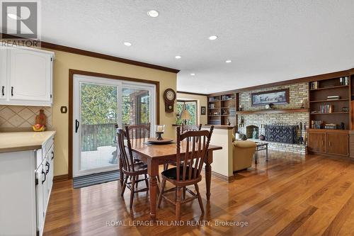 Main Floor: Kitchen with Eating Area - 126 Somerset Road, London South (South K), ON - Indoor Photo Showing Dining Room With Fireplace