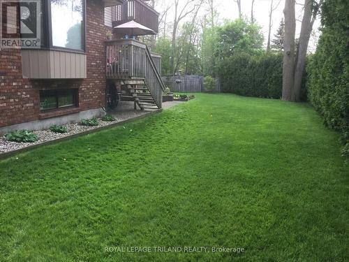 Backyard: View from the Back Corner of the Lot - 126 Somerset Road, London South (South K), ON - Outdoor