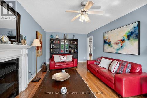 1098 Caitlin Crescent, Kingston (North Of Taylor-Kidd Blvd), ON - Indoor Photo Showing Living Room With Fireplace