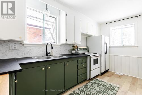381 Applegrove Avenue, Peterborough (Northcrest Ward 5), ON - Indoor Photo Showing Kitchen With Double Sink