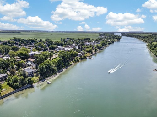 Aerial View - 3 Av. St-Joseph, Saint-Ours, QC - Outdoor With Body Of Water With View