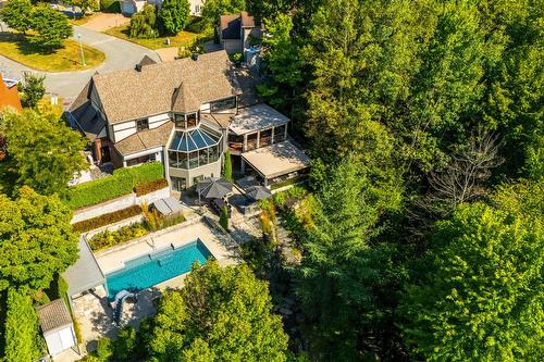 Photo aérienne - 3337 Place Alfred-Laliberté, Sherbrooke (Les Nations), QC - Outdoor With In Ground Pool