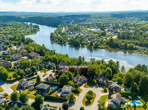 Photo aérienne - 3337 Place Alfred-Laliberté, Sherbrooke (Les Nations), QC - Outdoor With Body Of Water With View