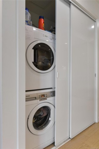 211-1033 Cook St, Victoria, BC - Indoor Photo Showing Laundry Room