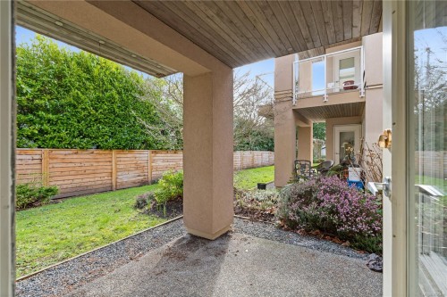 105-3915 St. Georges Lane, Saanich, BC - Outdoor With Deck Patio Veranda With Exterior