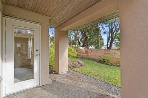 105-3915 St. Georges Lane, Saanich, BC - Outdoor With Deck Patio Veranda With Exterior