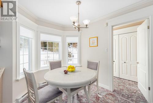 Kitchen Breakfast Bay - 3 Topsail Heights, Conception Bay South, NL - Indoor Photo Showing Dining Room