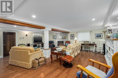 Rec-room/Lower Level - 3 Topsail Heights, Conception Bay South, NL - Indoor Photo Showing Other Room With Fireplace