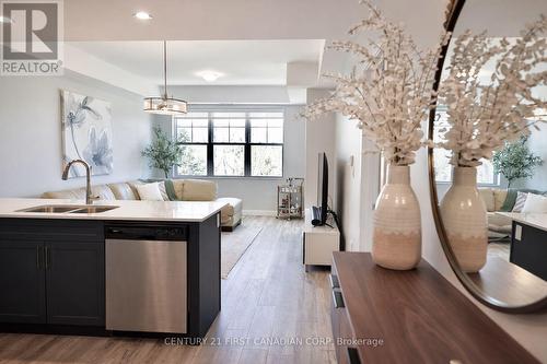 403 - 100 The Promenade, Central Elgin, ON - Indoor Photo Showing Kitchen With Double Sink