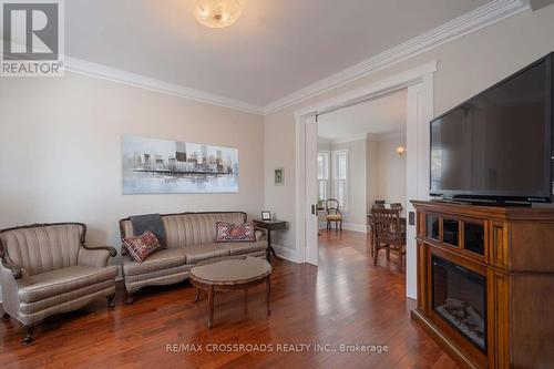 26 Victoria Street, Tweed, ON - Indoor Photo Showing Living Room With Fireplace