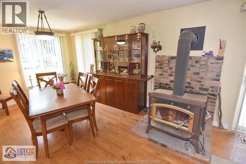 474 County Rd 50 East, Harrow, ON - Indoor Photo Showing Dining Room With Fireplace