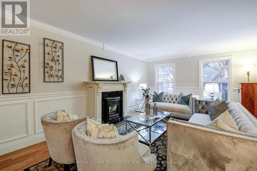 141 Digby Road, Oakville, ON - Indoor Photo Showing Living Room With Fireplace