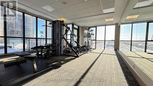 2801 - 75 Eglinton Avenue W, Mississauga, ON - Indoor Photo Showing Gym Room