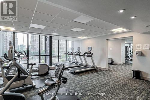 2801 - 75 Eglinton Avenue W, Mississauga, ON - Indoor Photo Showing Gym Room