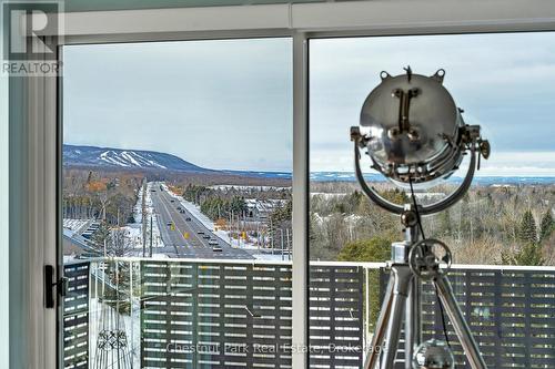 Views west to Craigleith and Alpine ski hills - 1001 - 24 Ramblings Way, Collingwood, ON - Indoor Photo Showing Other Room