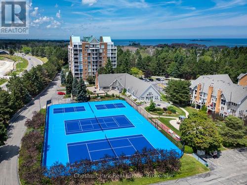 Tennis and pickleball courts - 1001 - 24 Ramblings Way, Collingwood, ON - Outdoor With In Ground Pool With View