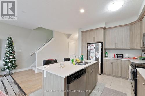 66 - 177 Edgevalley Road, London East (East D), ON - Indoor Photo Showing Kitchen With Double Sink