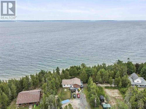 3804 Hamilton Dr, Hilton Beach, ON - Outdoor With Body Of Water With View