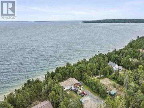 3804 Hamilton Dr, Hilton Beach, ON - Outdoor With Body Of Water With View