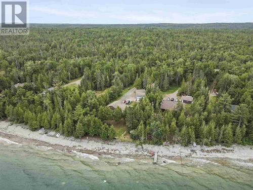 3804 Hamilton Dr, Hilton Beach, ON - Outdoor With Body Of Water With View