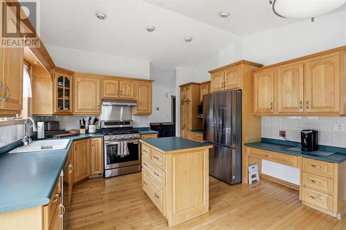 3804 Hamilton Dr, Hilton Beach, ON - Indoor Photo Showing Kitchen