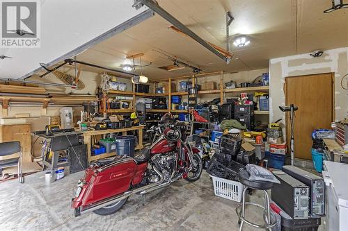 3804 Hamilton Dr, Hilton Beach, ON - Indoor Photo Showing Garage