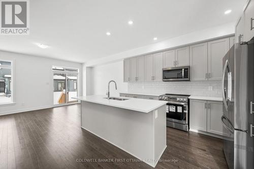 461 Shuttleworth Drive, Ottawa, ON - Indoor Photo Showing Kitchen With Double Sink With Upgraded Kitchen