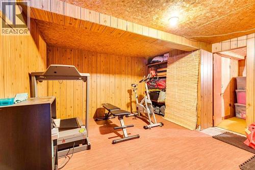 215 4 Avenue Se, Three Hills, AB - Indoor Photo Showing Gym Room