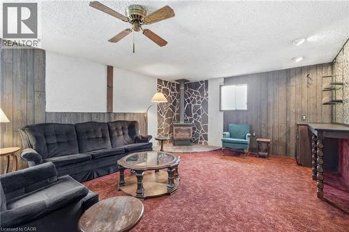 251 Brucedale Avenue E, Hamilton, ON - Indoor Photo Showing Living Room With Fireplace