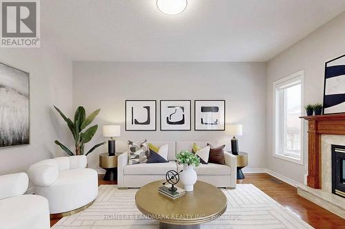 18 Olympus Drive, Richmond Hill, ON - Indoor Photo Showing Living Room With Fireplace