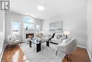 33 Eddington Place, Vaughan, ON  - Indoor Photo Showing Living Room With Fireplace 