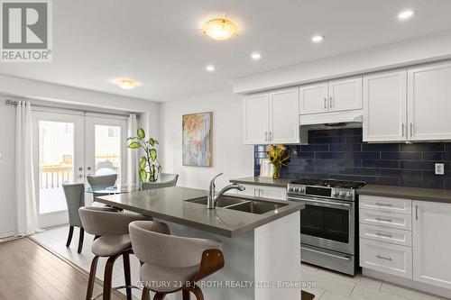 69 Alaskan Heights, Barrie, ON - Indoor Photo Showing Kitchen With Double Sink With Upgraded Kitchen