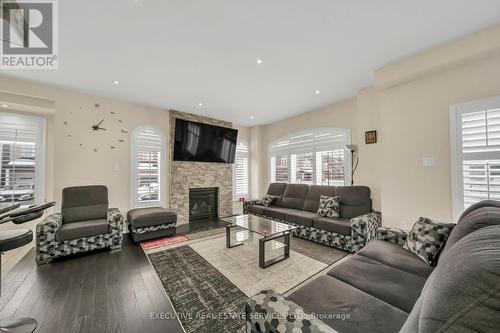 13 Masken Circle, Brampton, ON - Indoor Photo Showing Living Room With Fireplace