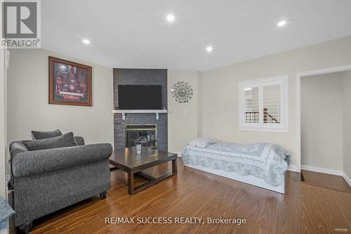 63 Blue Spruce Street, Brampton, ON - Indoor Photo Showing Living Room With Fireplace