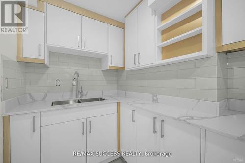 63 Blue Spruce Street, Brampton, ON - Indoor Photo Showing Kitchen With Double Sink