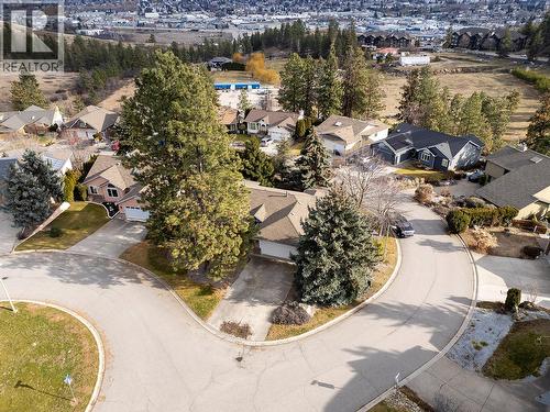 Aerial View of Home - 745 Cassiar Crescent, Kelowna, BC - Outdoor With View