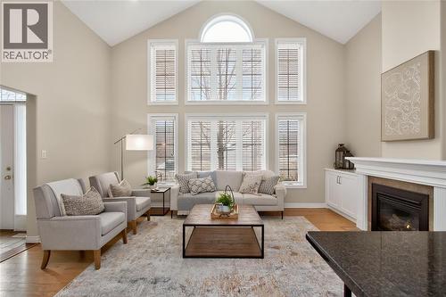 2016 Thelma Avenue, Sarnia, ON - Indoor Photo Showing Living Room With Fireplace