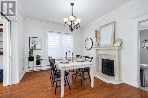 120 Circular Road, St. John'S, NL - Indoor Photo Showing Dining Room With Fireplace