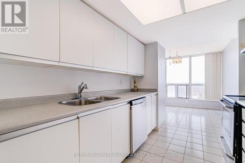 707 - 3 Rowntree Road, Toronto, ON - Indoor Photo Showing Kitchen With Double Sink
