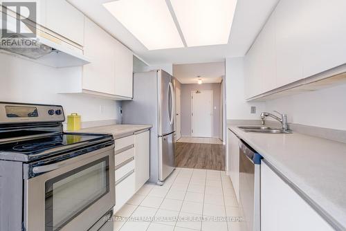 707 - 3 Rowntree Road, Toronto, ON - Indoor Photo Showing Kitchen With Double Sink