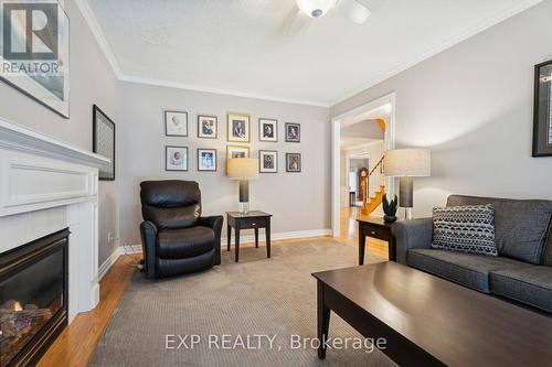 209 Nottingham Drive, Oakville, ON - Indoor Photo Showing Living Room With Fireplace