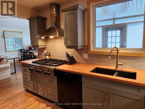 48 Head Street, Northern Bruce Peninsula, ON - Indoor Photo Showing Kitchen With Double Sink