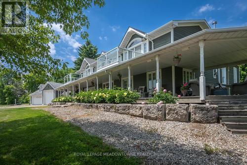 Charming Wrap Around Porch - 5169 Wellington 125 Road, Erin, ON - Outdoor With Deck Patio Veranda
