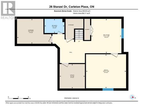 Basement - 26 Stanzel Drive, Carleton Place, ON - Other
