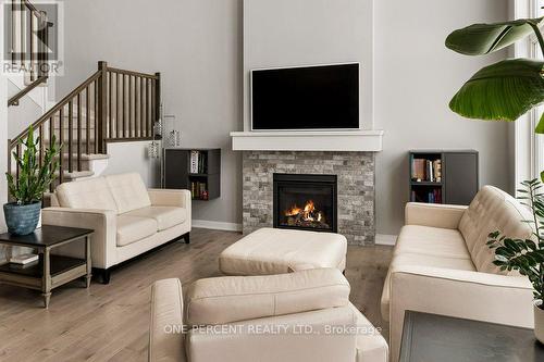 Living Room - 26 Stanzel Drive, Carleton Place, ON - Indoor Photo Showing Living Room With Fireplace