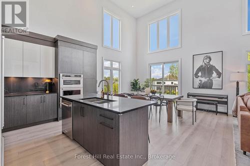 87 Goldie Court, Blue Mountains, ON - Indoor Photo Showing Kitchen With Double Sink
